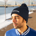 Load image into Gallery viewer, &quot;Creator&quot; Pom Pom Beanie
