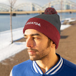 Load image into Gallery viewer, &quot;Creator&quot; Pom Pom Beanie
