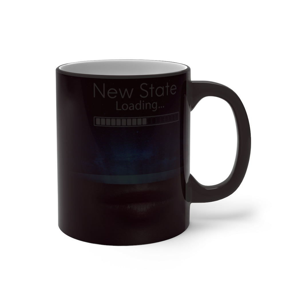 "New State Loading" color changing mug