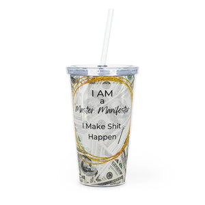 "Master Manifestor" Tumbler with Straw