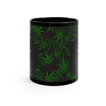 Load image into Gallery viewer, Coffee n Cannabis Black Mug
