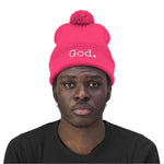 Load image into Gallery viewer, &quot;God.&quot;  Pom Pom Beanie
