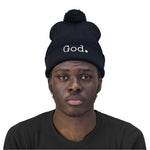 Load image into Gallery viewer, &quot;God.&quot;  Pom Pom Beanie
