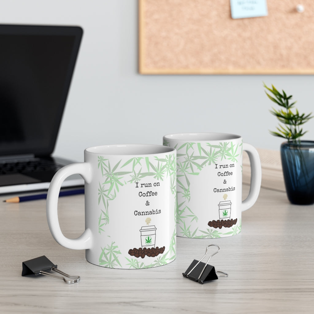 Coffee n Cannabis White Mug