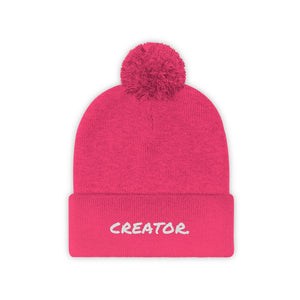 "Creator" Pom Pom Beanie