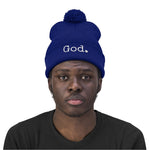 Load image into Gallery viewer, &quot;God.&quot;  Pom Pom Beanie
