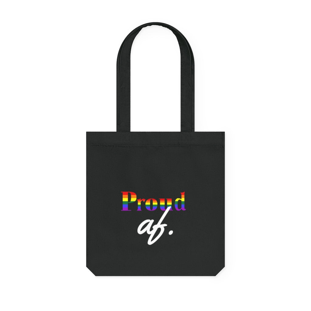 "Proud AF" Woven Tote Bag