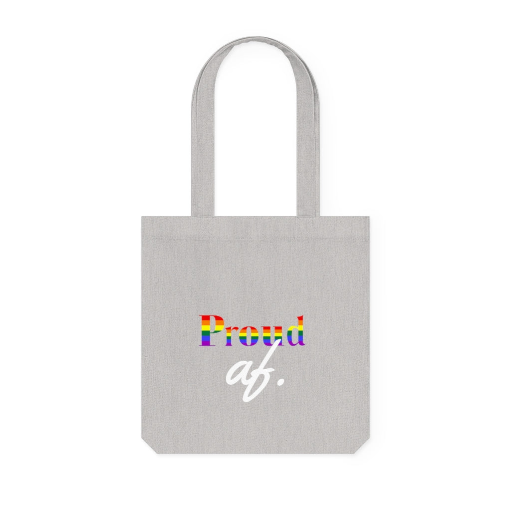 "Proud AF" Woven Tote Bag