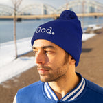 Load image into Gallery viewer, &quot;God.&quot;  Pom Pom Beanie
