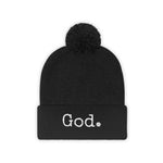 Load image into Gallery viewer, &quot;God.&quot;  Pom Pom Beanie
