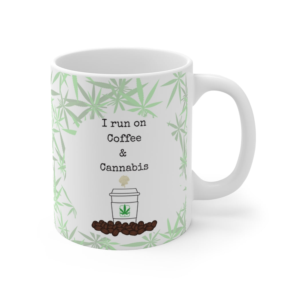 Coffee n Cannabis White Mug