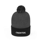 Load image into Gallery viewer, &quot;Creator&quot; Pom Pom Beanie
