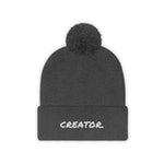 Load image into Gallery viewer, &quot;Creator&quot; Pom Pom Beanie
