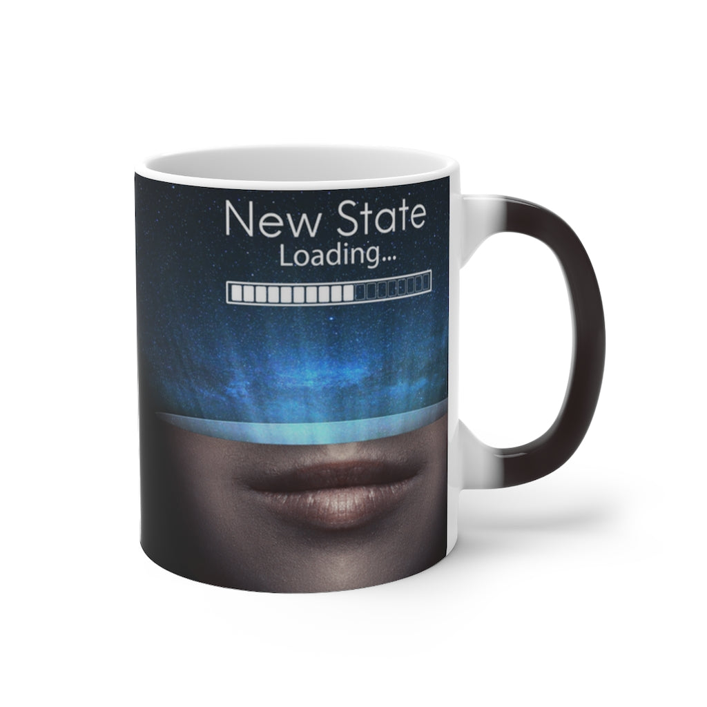 "New State Loading" color changing mug