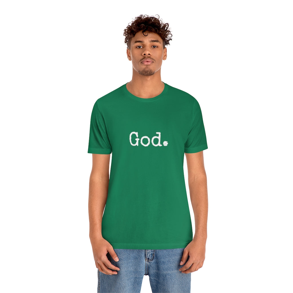 "God." Unisex Short Sleeve Tee