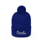 Load image into Gallery viewer, &quot;God.&quot;  Pom Pom Beanie
