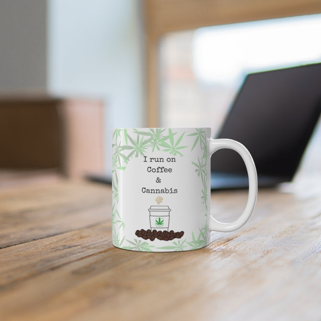 Coffee n Cannabis White Mug