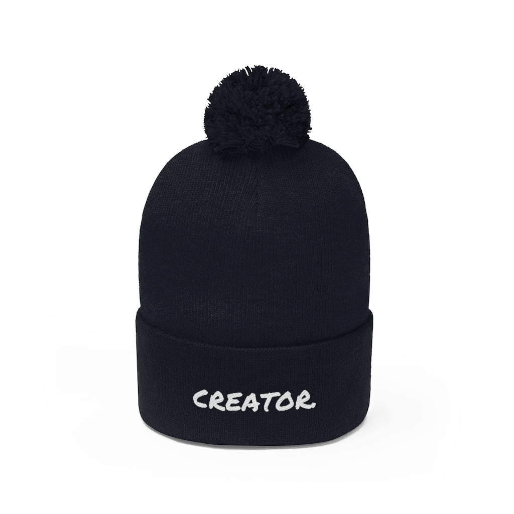 "Creator" Pom Pom Beanie