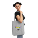 Load image into Gallery viewer, &quot;Proud AF&quot; Woven Tote Bag
