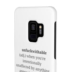 Load image into Gallery viewer, &quot;unfuckwithable&quot; Slim Phone Cases, Case-Mate
