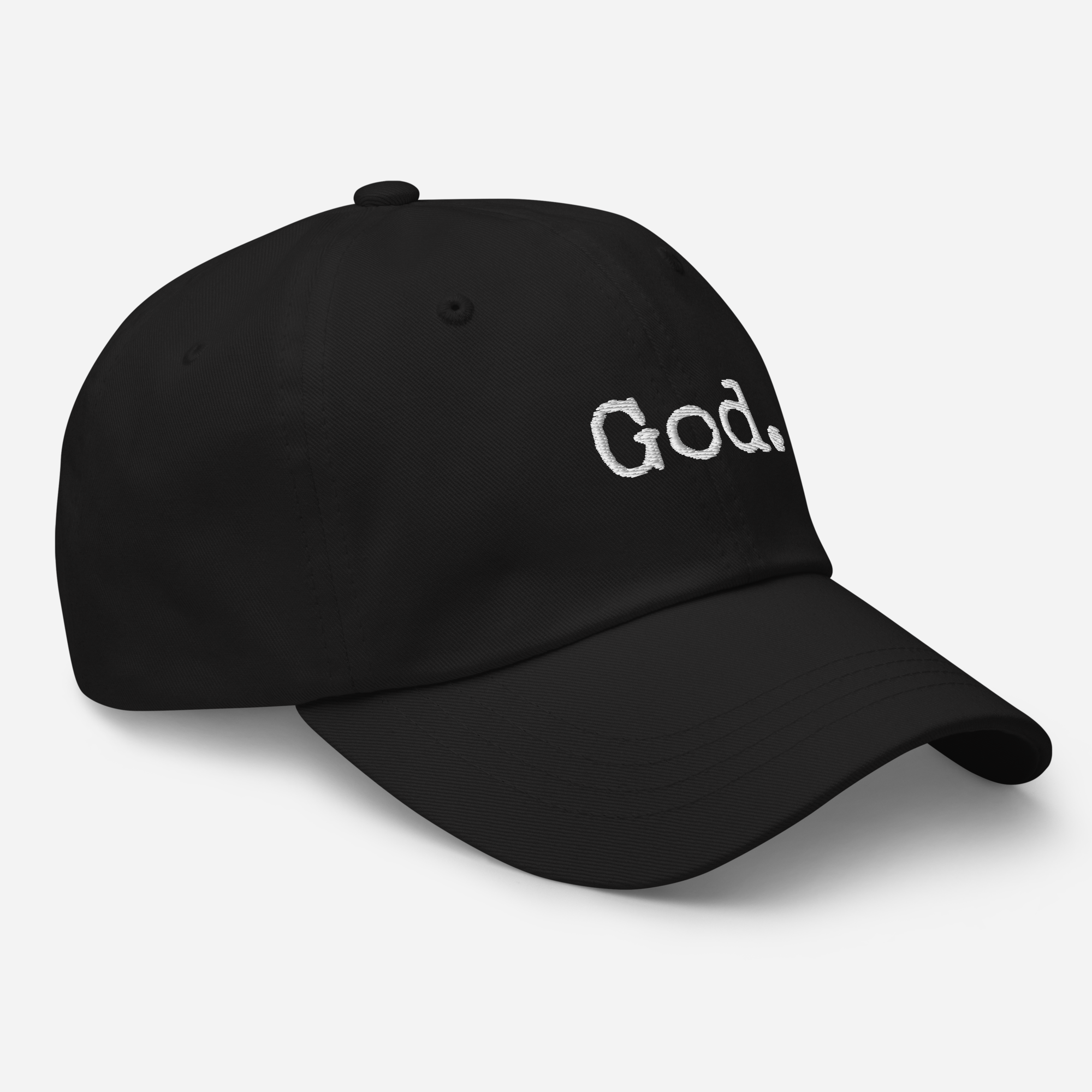 "God." Dad hat