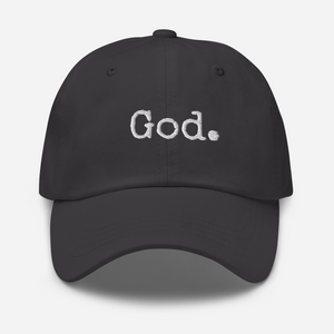 "God." Dad hat