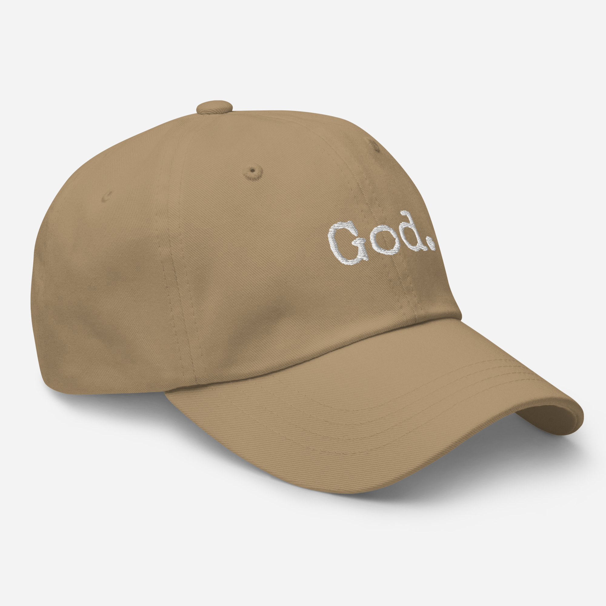 "God." Dad hat