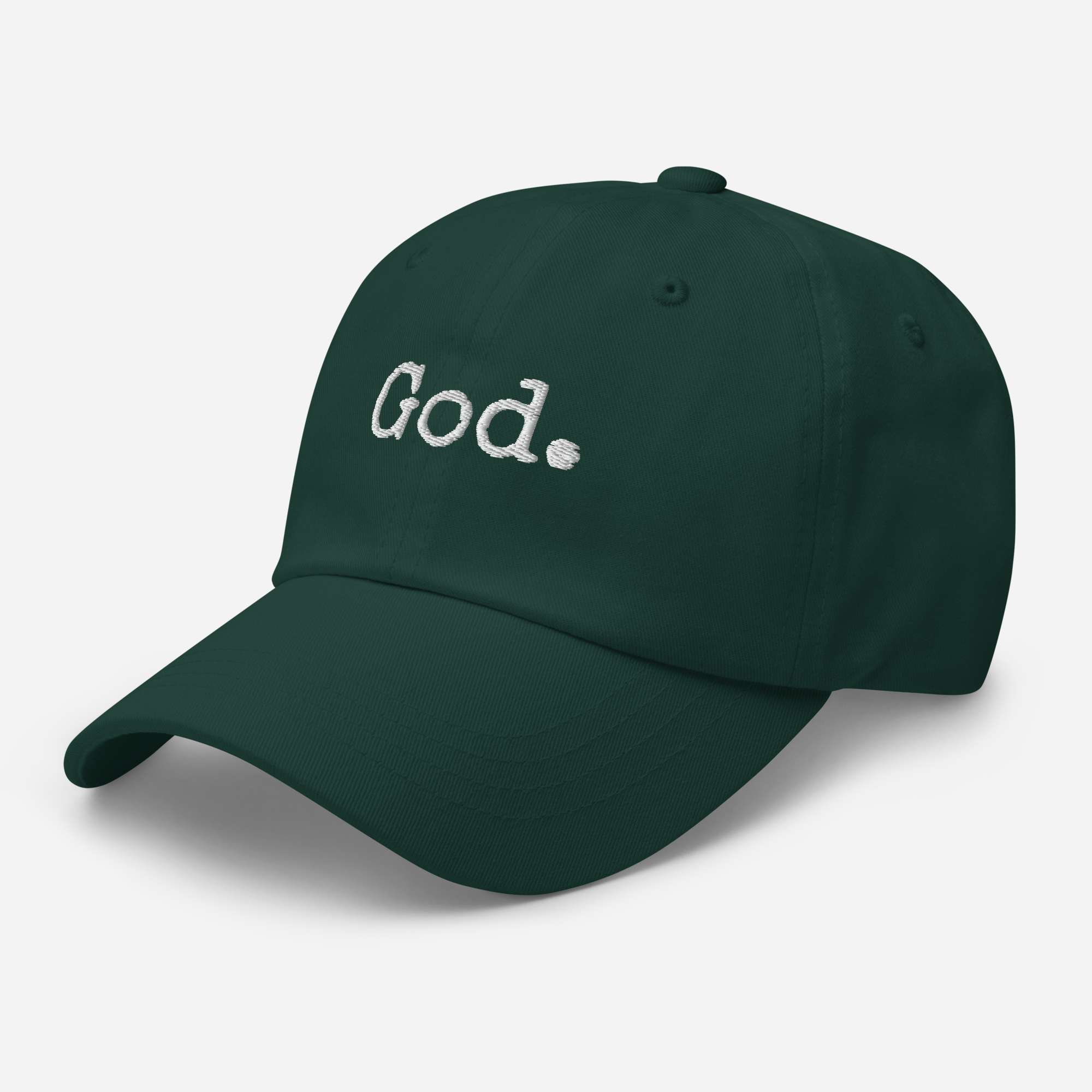 "God." Dad hat