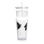 Load image into Gallery viewer, &quot;Proud AF&quot; Plastic Tumbler with Straw
