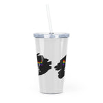 Load image into Gallery viewer, &quot;Proud AF&quot; Plastic Tumbler with Straw
