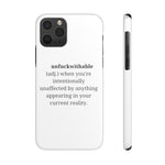 Load image into Gallery viewer, &quot;unfuckwithable&quot; Slim Phone Cases, Case-Mate
