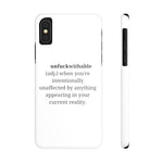 Load image into Gallery viewer, &quot;unfuckwithable&quot; Slim Phone Cases, Case-Mate
