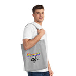 Load image into Gallery viewer, &quot;Proud AF&quot; Woven Tote Bag
