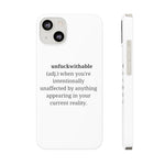 Load image into Gallery viewer, &quot;unfuckwithable&quot; Slim Phone Cases, Case-Mate
