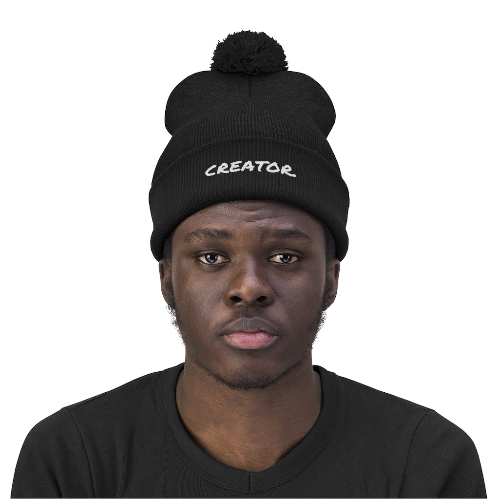 "Creator" Pom Pom Beanie