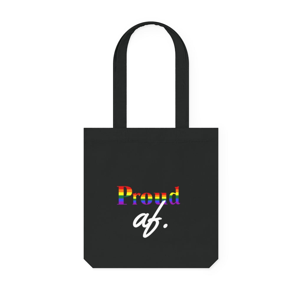 "Proud AF" Woven Tote Bag