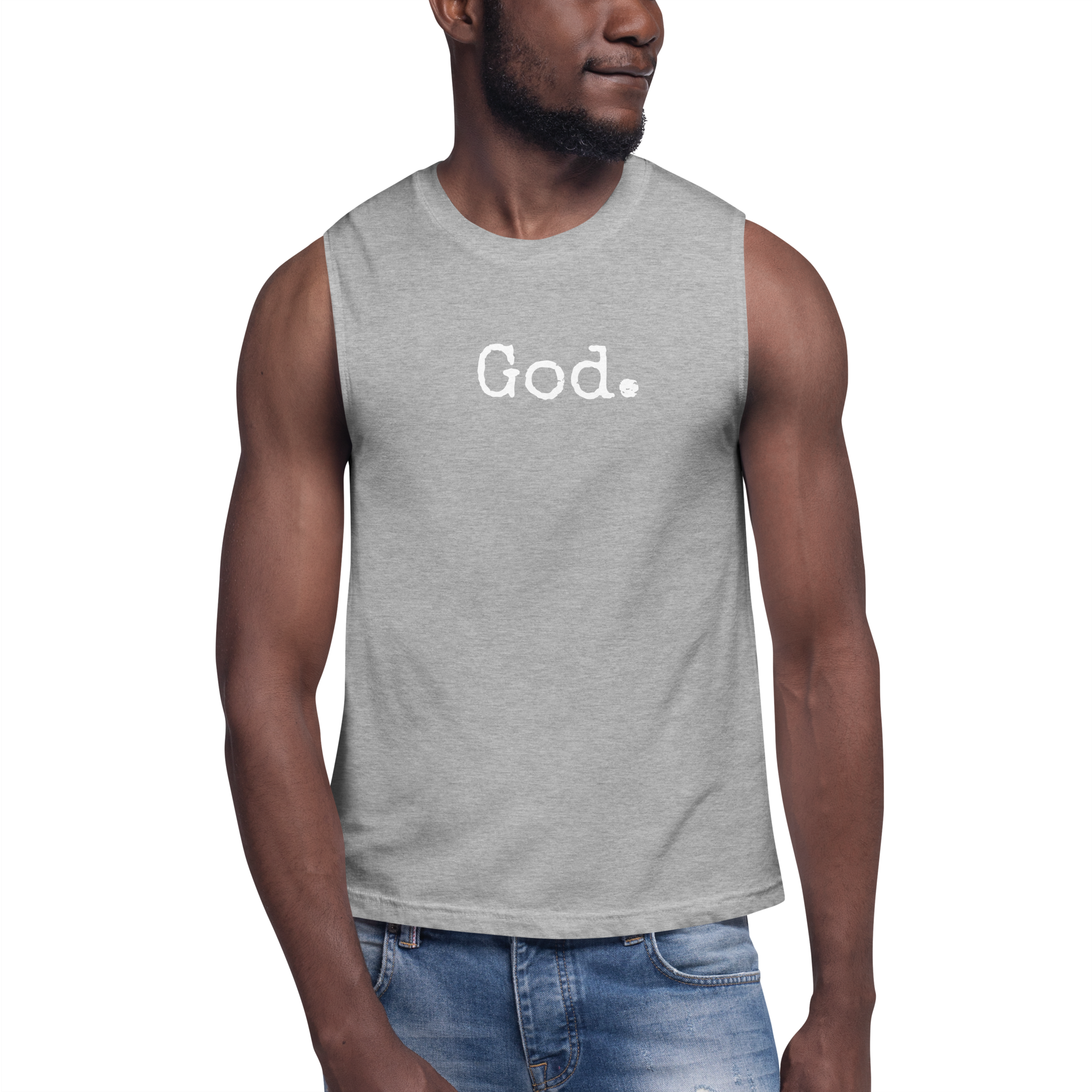 "God."Muscle Shirt