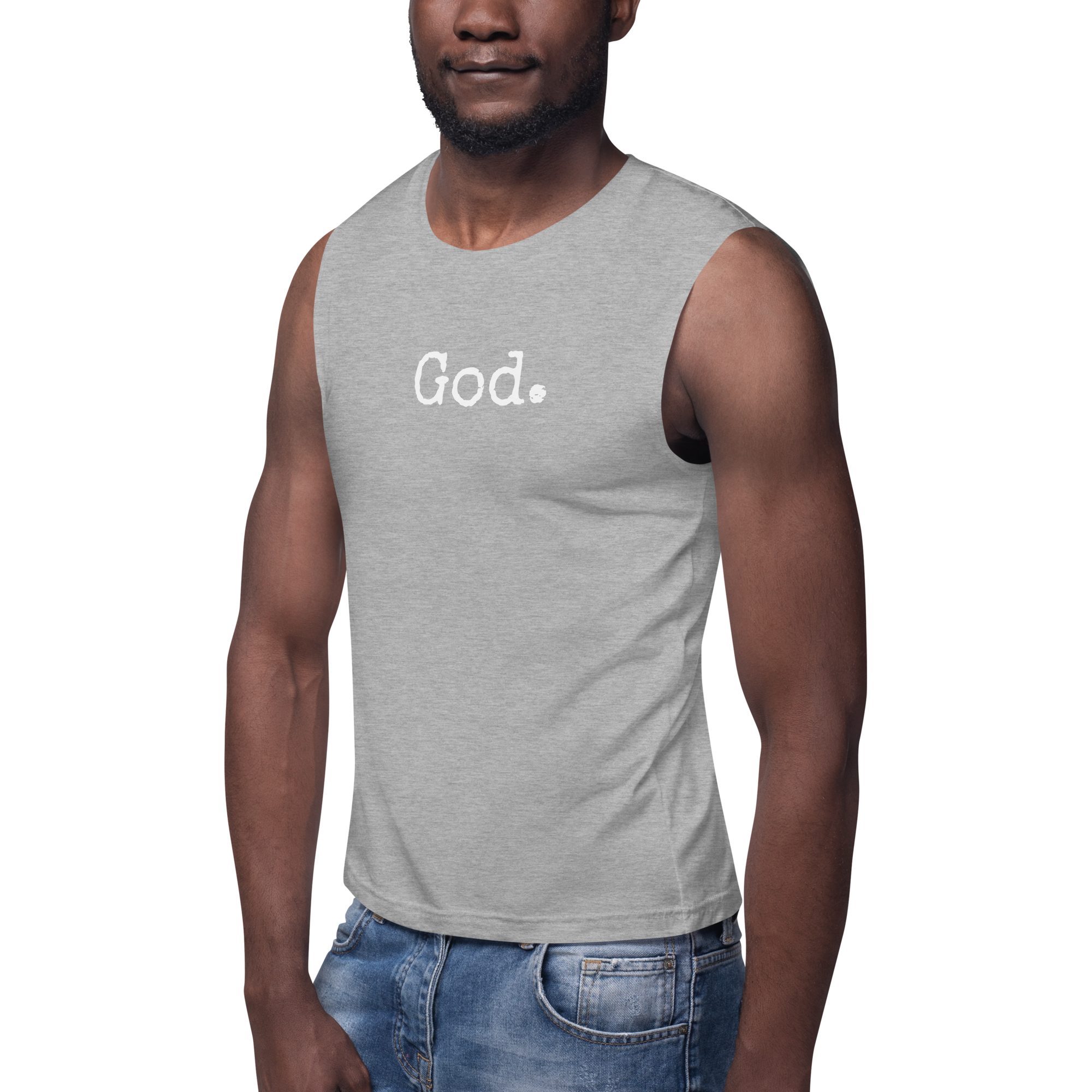 "God."Muscle Shirt