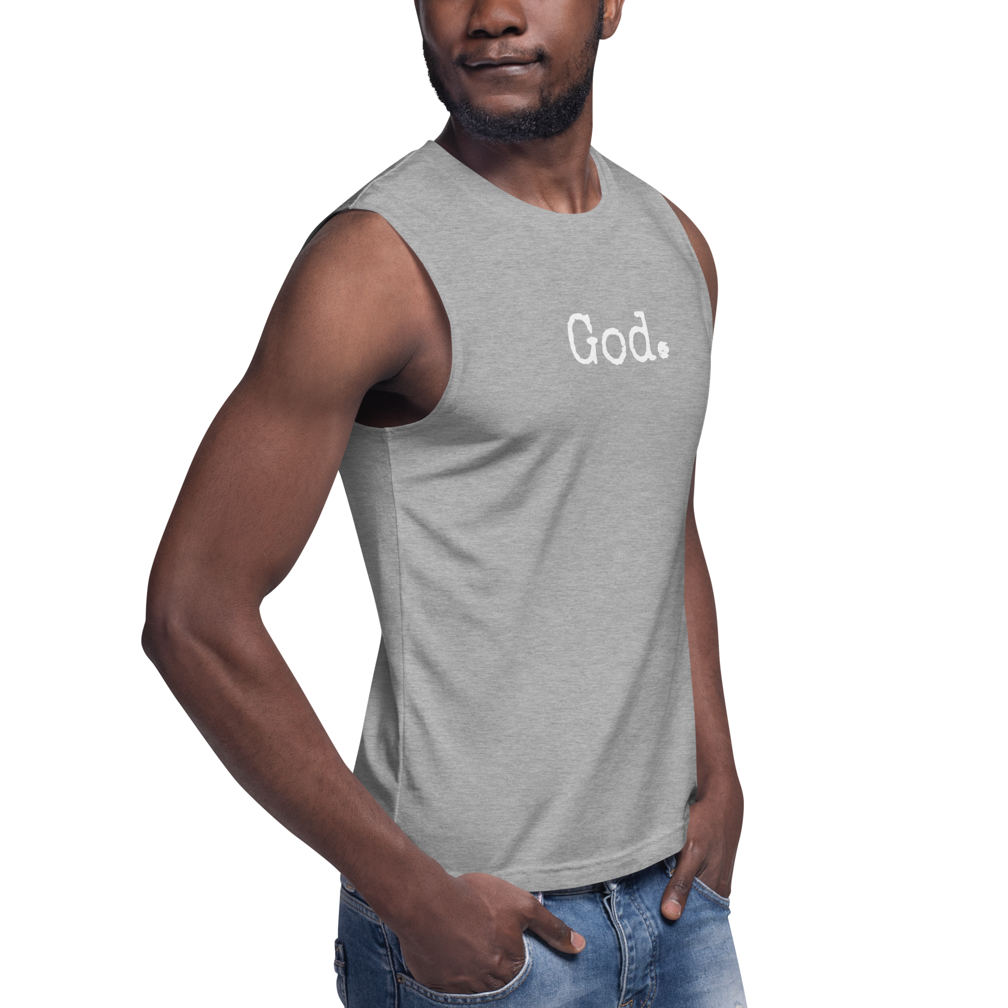 "God."Muscle Shirt