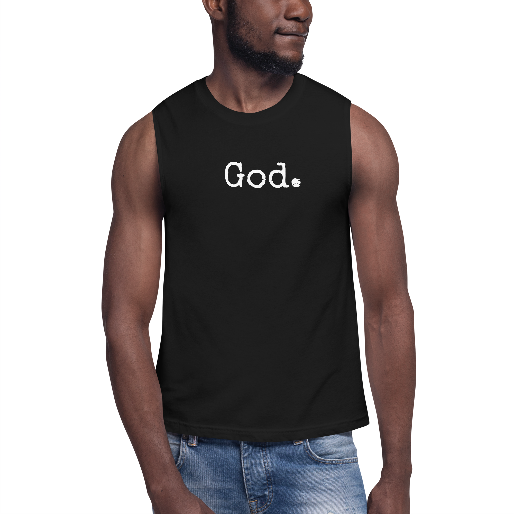 "God."Muscle Shirt