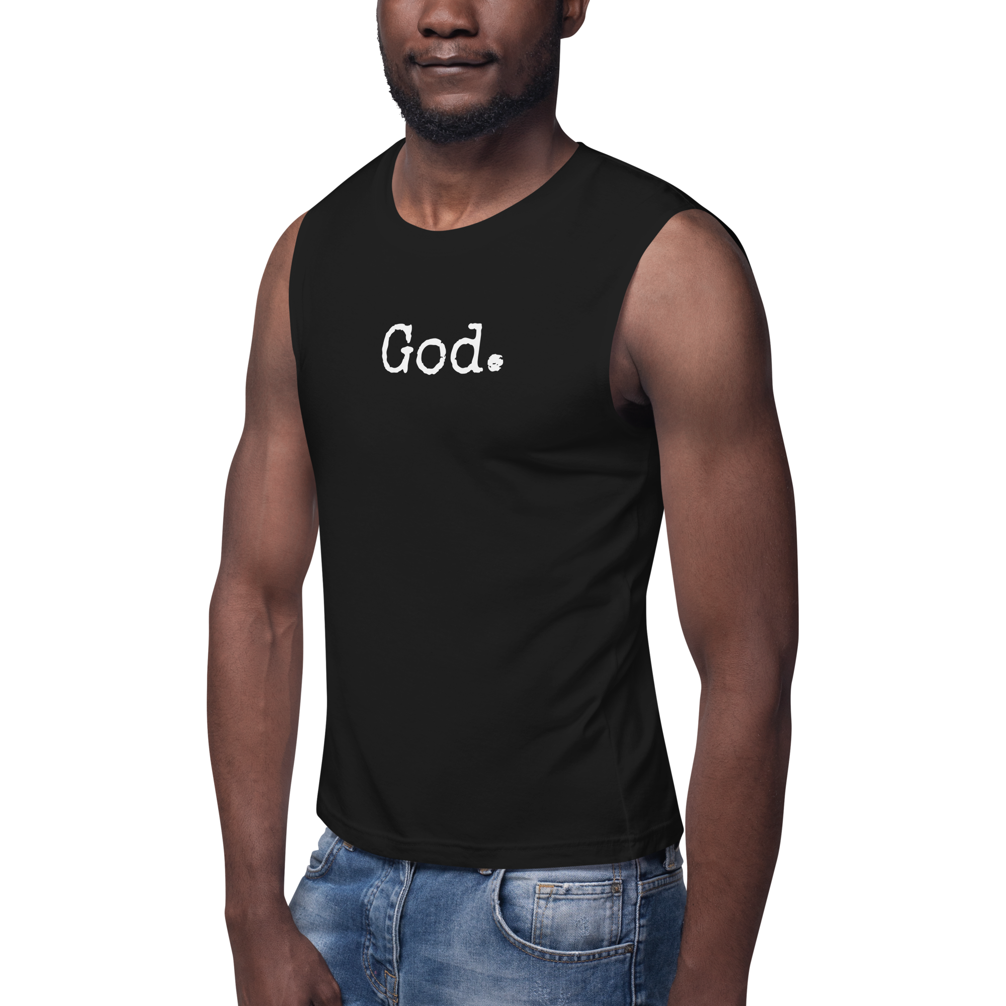 "God."Muscle Shirt