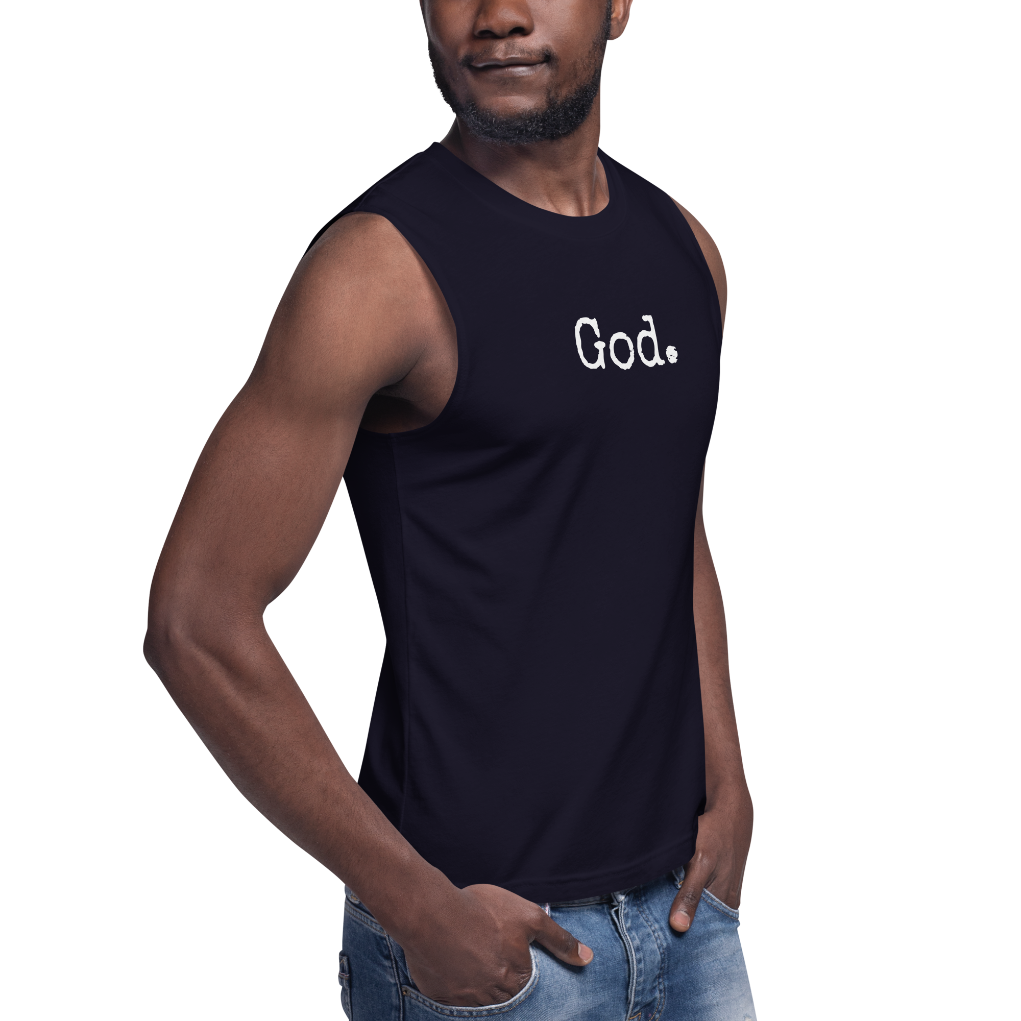 "God."Muscle Shirt