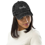 Load image into Gallery viewer, &quot;God.&quot; Vintage Cotton Twill Cap
